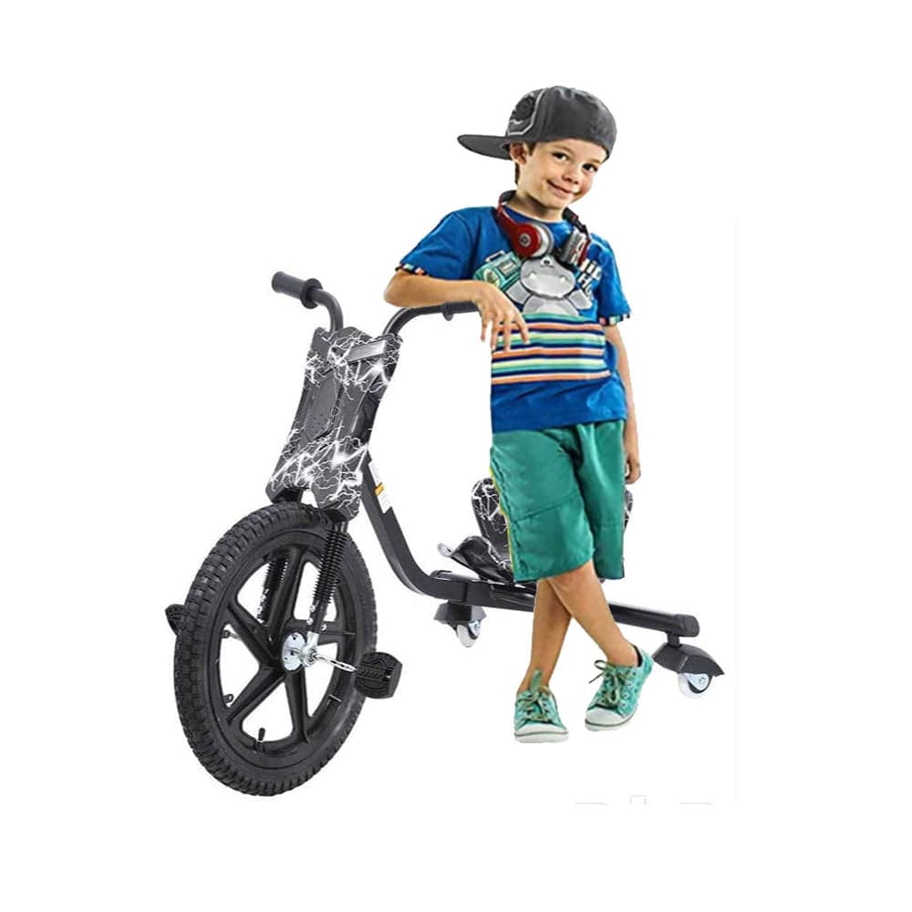 COOLBABY PY4 Kids Drifting PEDAL Scooter 360 Degree Drift Car High Speed 3 Wheel Toy RIDE ON - COOL BABY