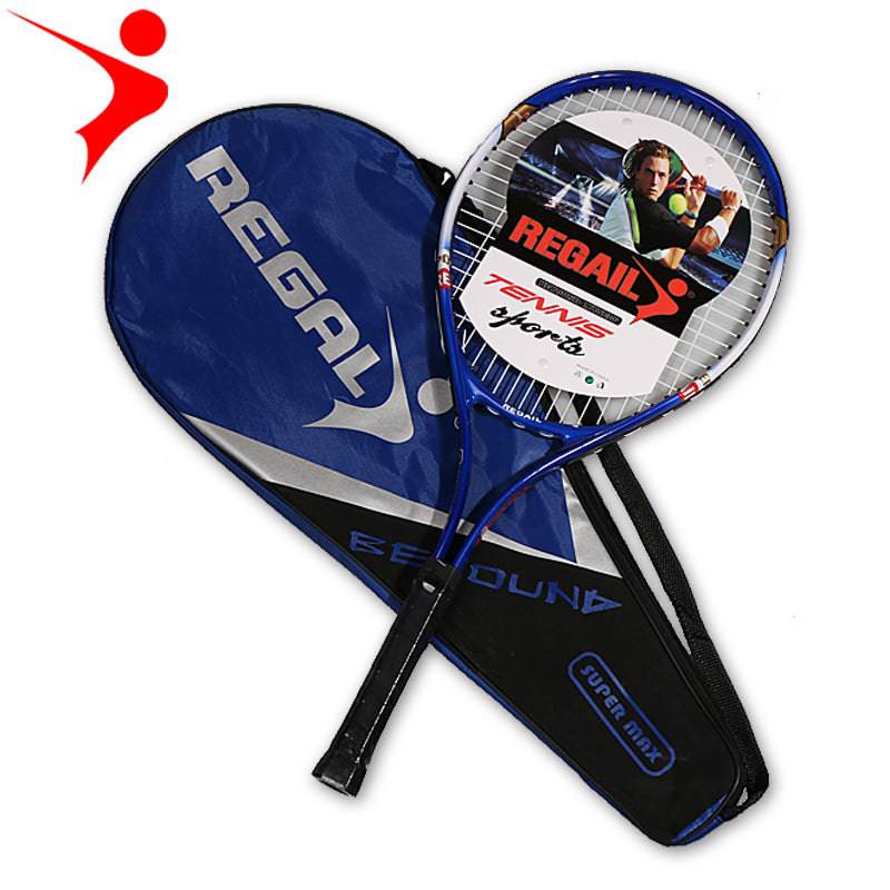 COOLBABY QSNWQP02  27 inch aluminum alloy adult junior tennis racket-RED - COOLBABY