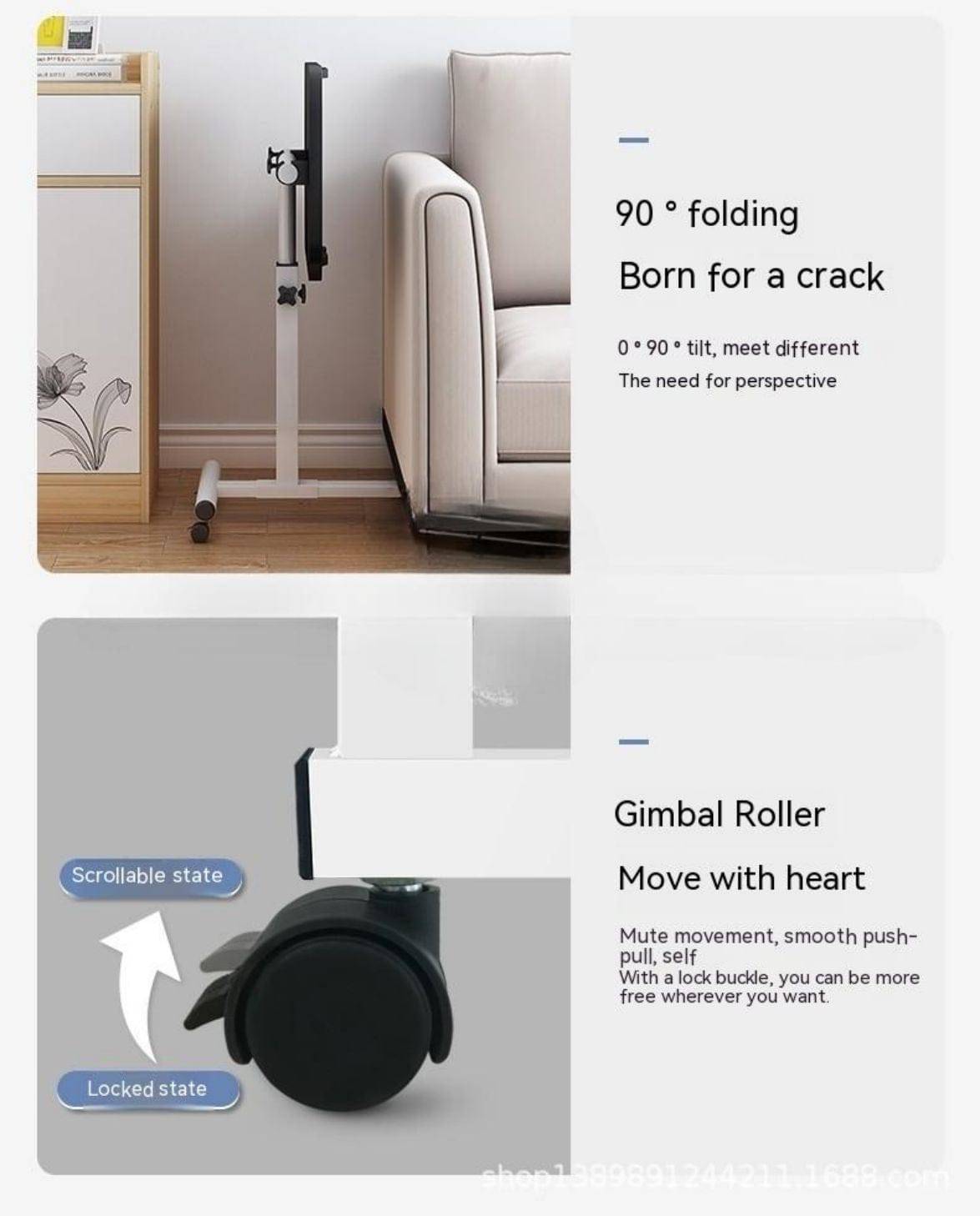 COOLBABY Simple Laptop Desk To Move And Lift Bedside Table - COOLBABY