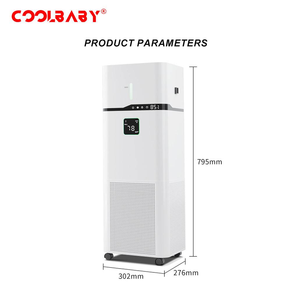 COOLBABY Smart Air Purifier with Humidification & UV Sterilization - Breathe Fresh, Live Smart - COOLBABY