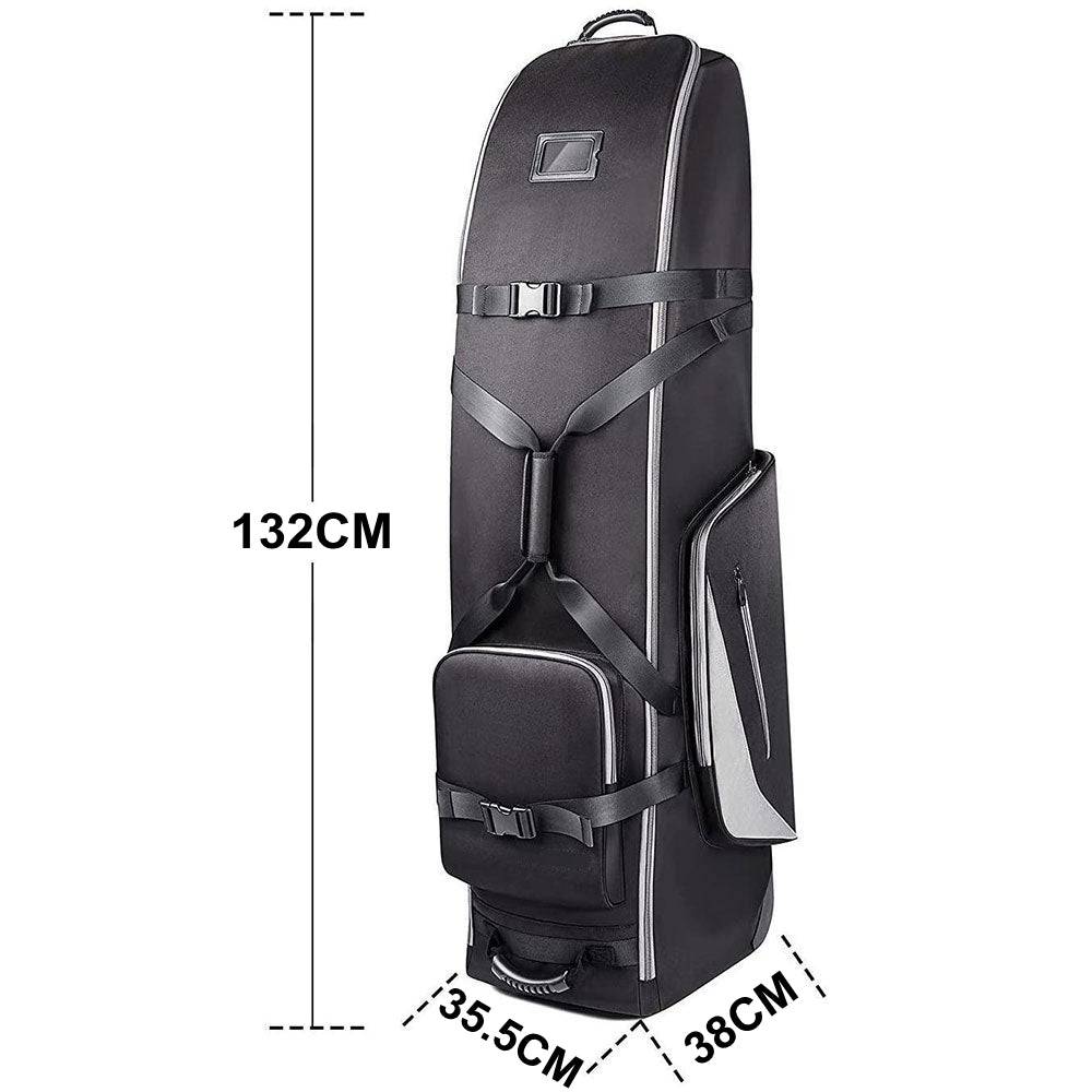COOLBABY Soft Padded Golf Travel Bag with Wheels, Golf Travel Case for