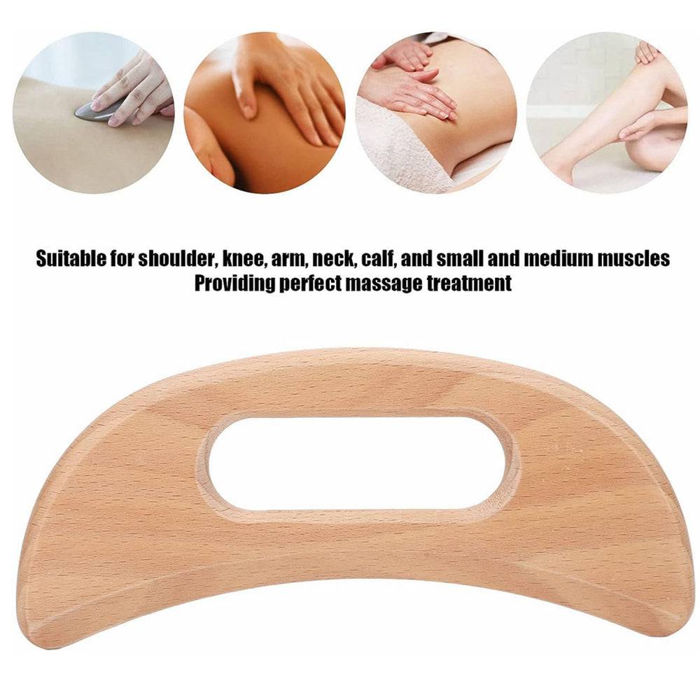 COOLBABY SSZ-AM03 Wooden Therapeutic Tool For Muscle Pain Relief Cellulite Body Shaping - COOLBABY