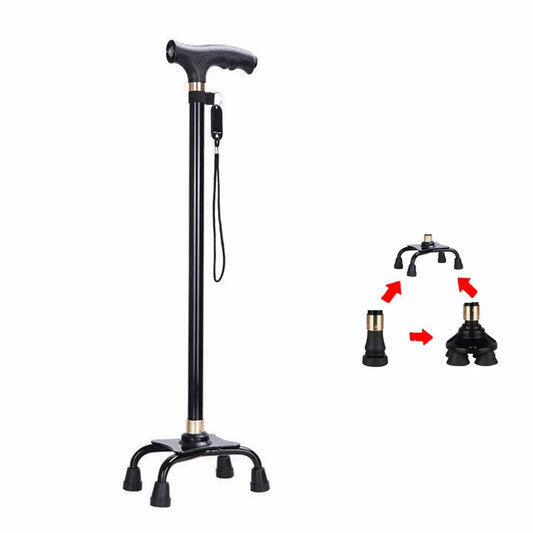 COOLBABY SSZ-GZLED Premium Aluminum Walking Stick with LED Light - COOLBABY