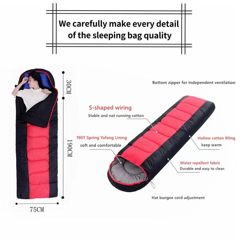 COOLBABY SSZ-YYSD  Extra Wide Sleeping Bag - COOLBABY
