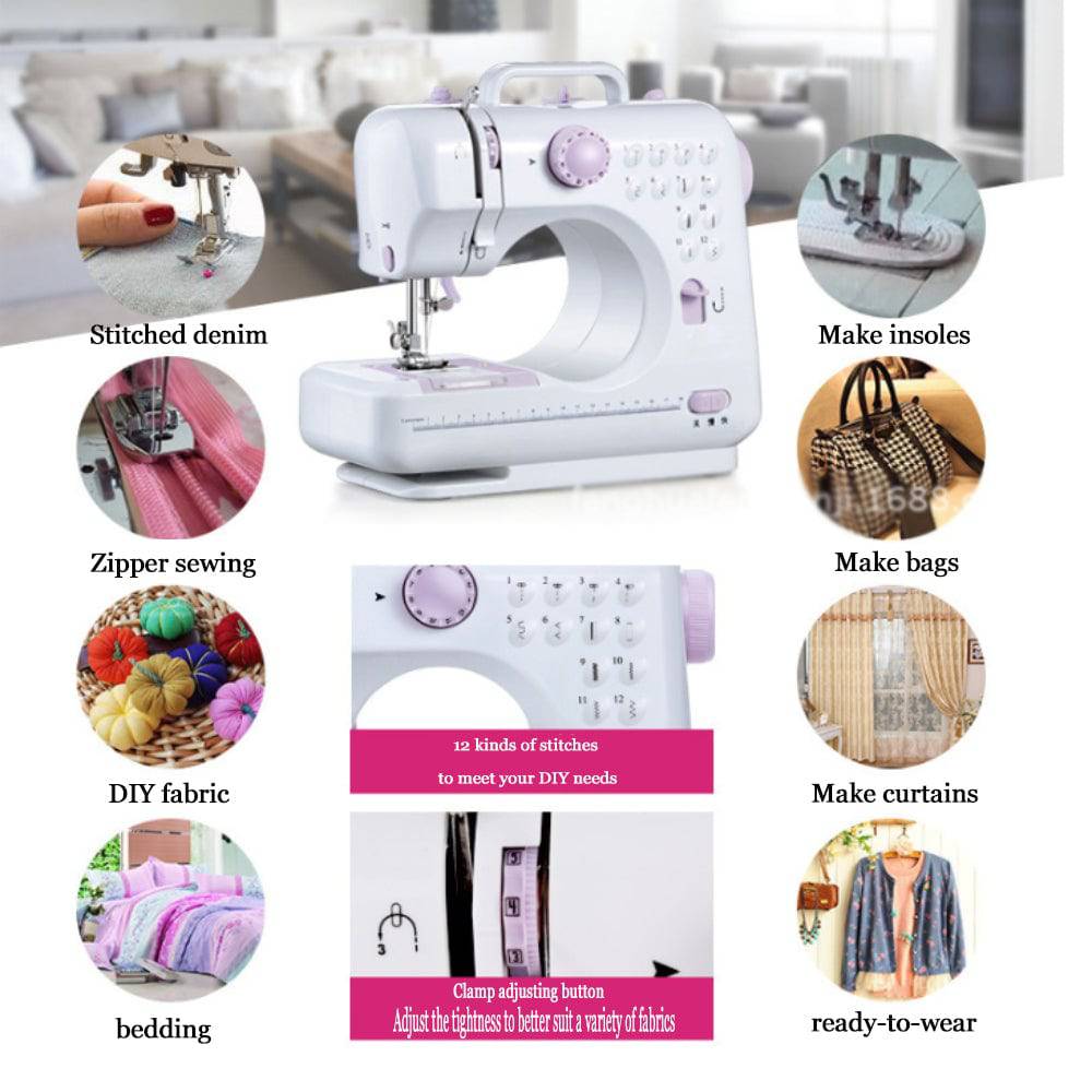 COOLBABY SWNGM01 Multi-Functional Mini Household sewing machine - COOLBABY