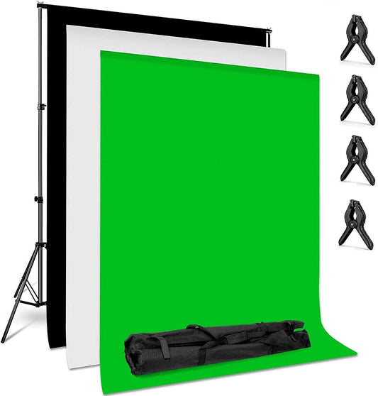 COOLBABY SYBJJ-B 2x2M Background Support System Kit with Carry Bag for Photography Photo Studio, Photo Studio - COOLBABY