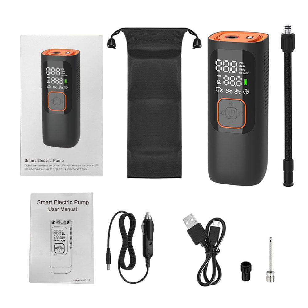 COOLBABY Tire Inflator Portable Air Compressor - Powerful 160PSI & 2X Faster Tire Inflator - COOLBABY