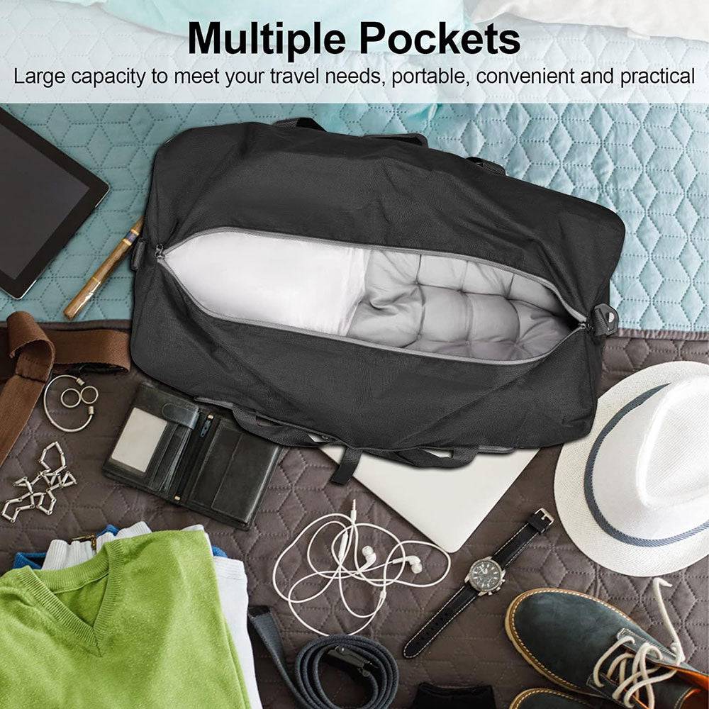 COOLBABY Travel Duffle Bag,115L Foldable Travel Duffel Bag with Shoes Compartment Overnight Bag - COOLBABY