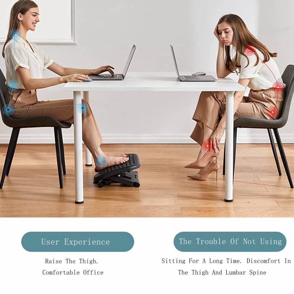 COOLBABY Under Desk Footrest. Improves Posture And Circulation - COOLBABY