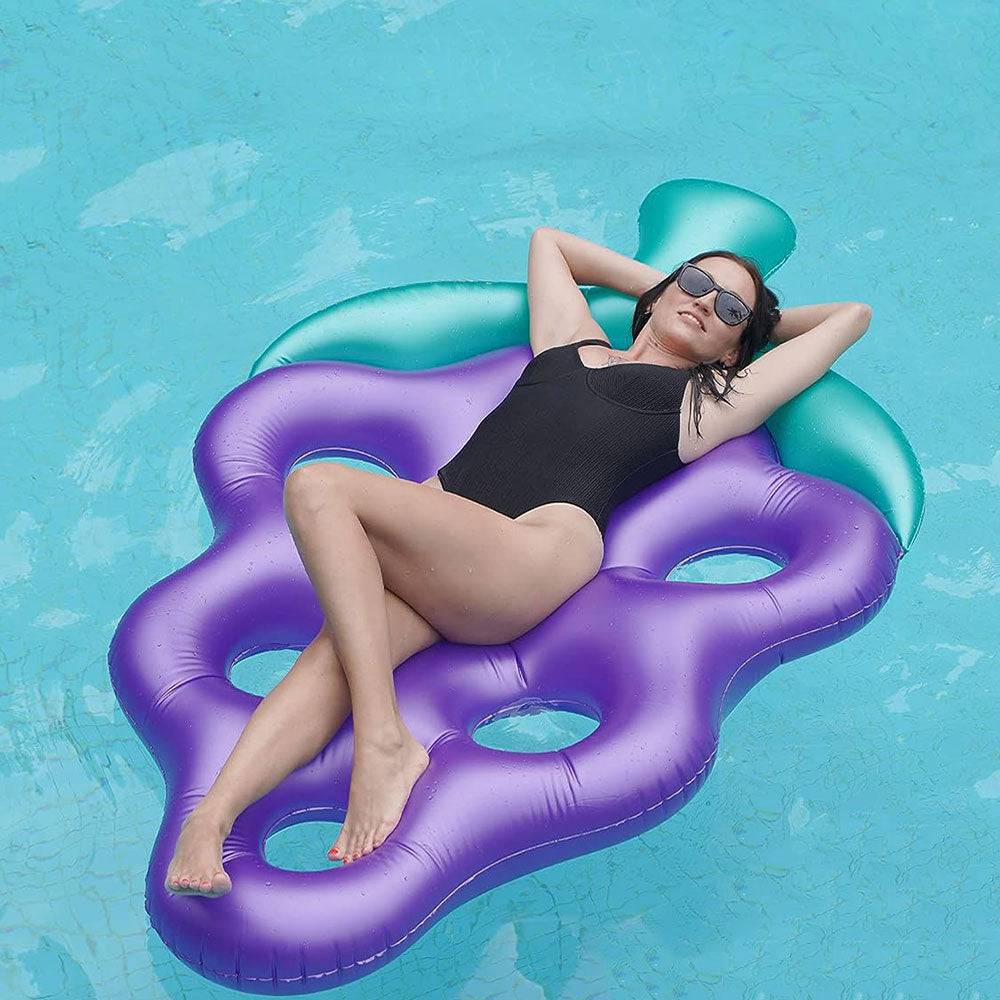 COOLBABY WQSJ-CQFP02 Grape Float Raft Adult Water Toy,Swimming Pool Floats Raft - COOLBABY