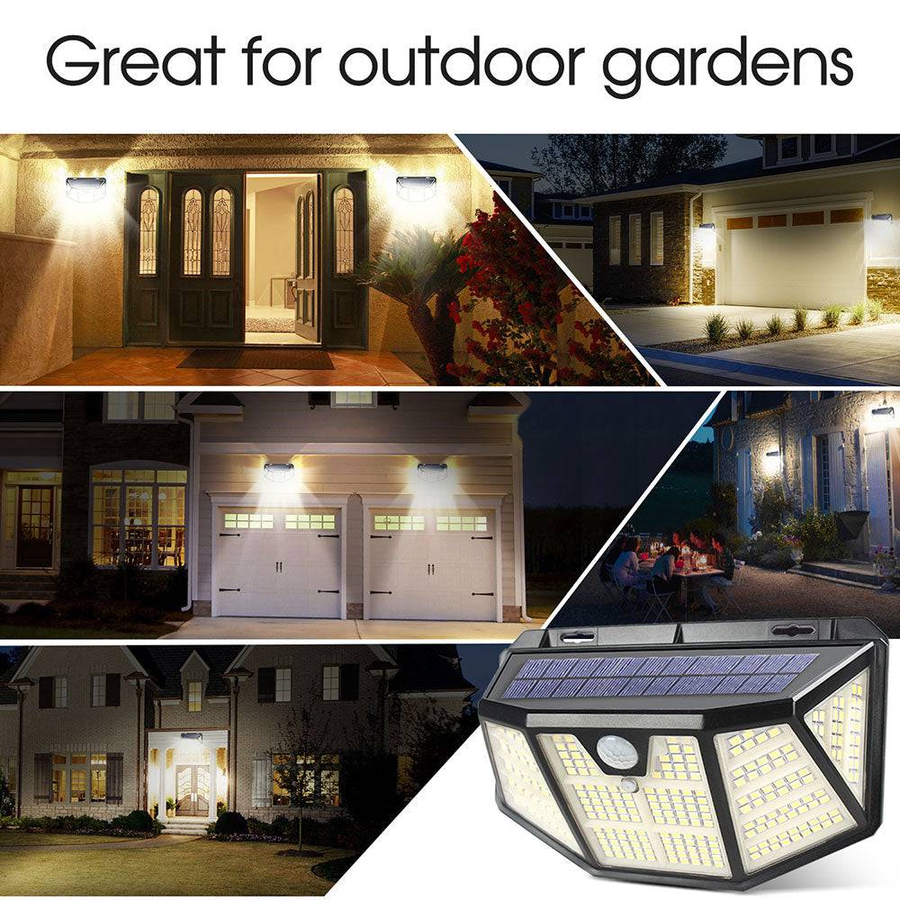 COOLBABY WQSJ-TYNBD 2Pack Solar Wall Light,Outdoor Solar Garden Lights with 3 Lighting Modes - COOLBABY