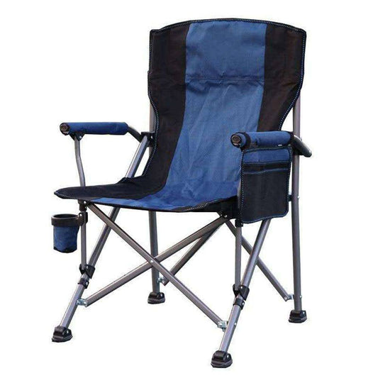 COOLBABY WQSJ-ZDY01 Folding Camping Chair for Heavy People 200kg, Heavy Duty Garden Chair - COOLBABY