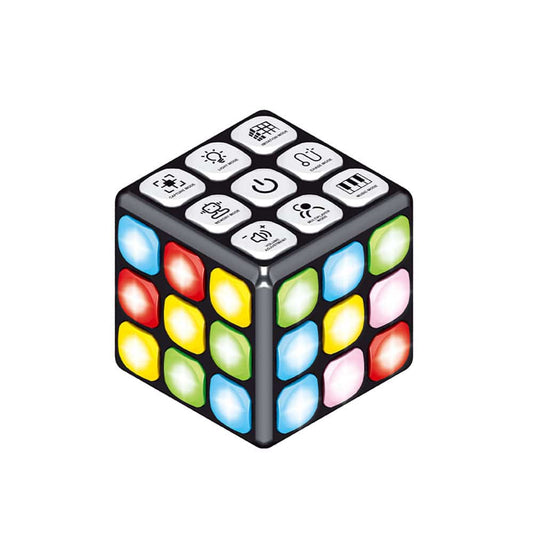 COOLBABY WQSJ018 Kids Light and Music Rubik's Cube,Multifunction Puzzle Game Cube - COOLBABY