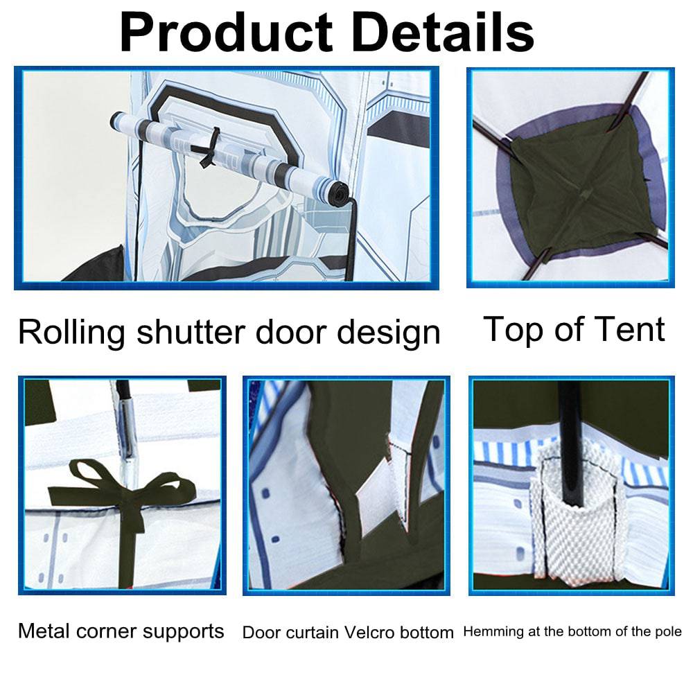 COOLBABY WQSJ023 3 in 1 Kids Play Tent,Tent Tunnel Three Piece Set - COOLBABY