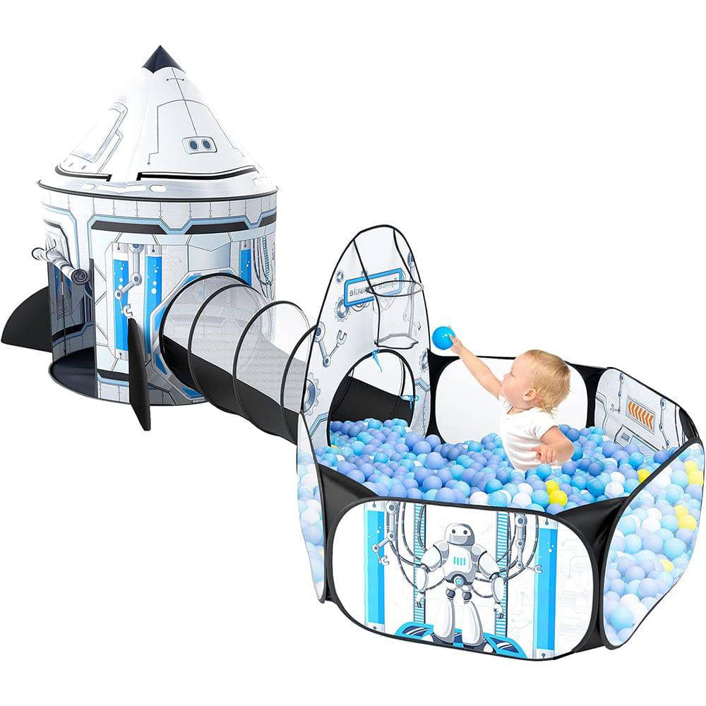 COOLBABY WQSJ023 3 in 1 Kids Play Tent,Tent Tunnel Three Piece Set - COOLBABY