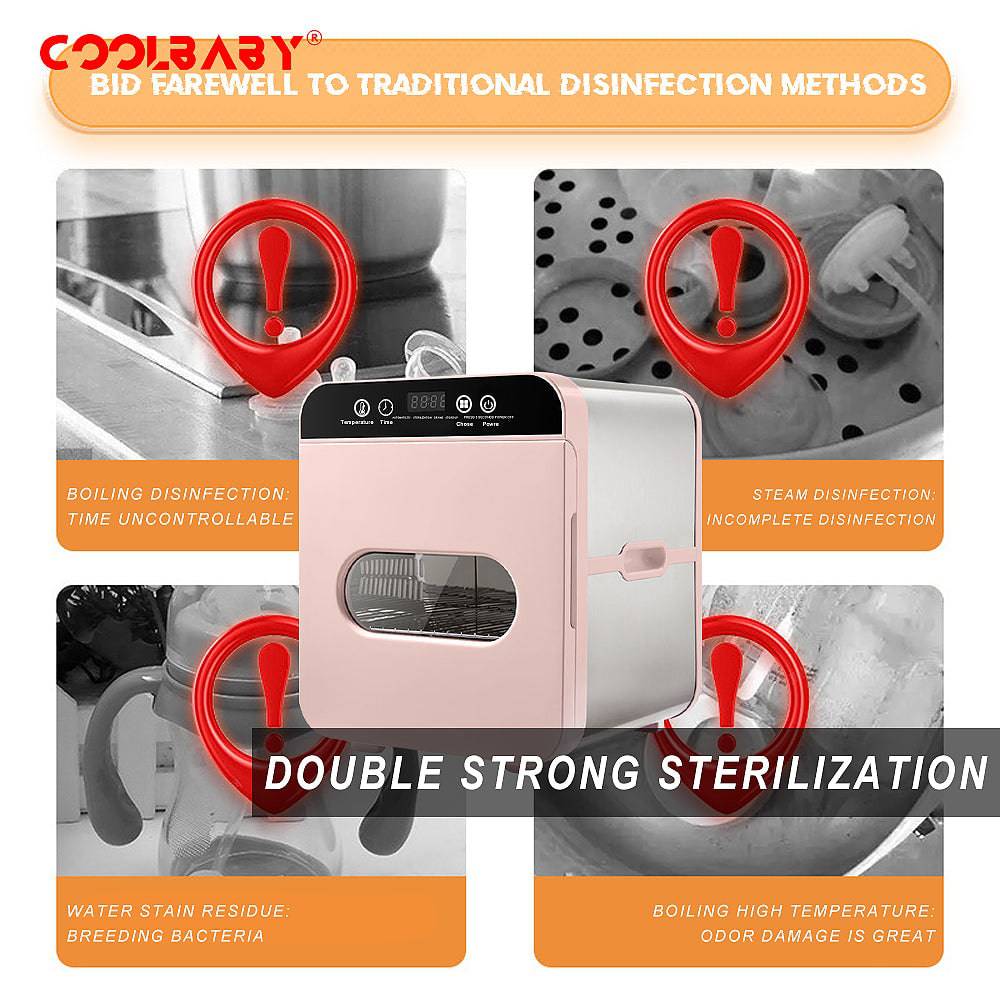 COOLBABY XDJ01 Ultraviolet disinfection machine baby bottle sterilizer - COOLBABY