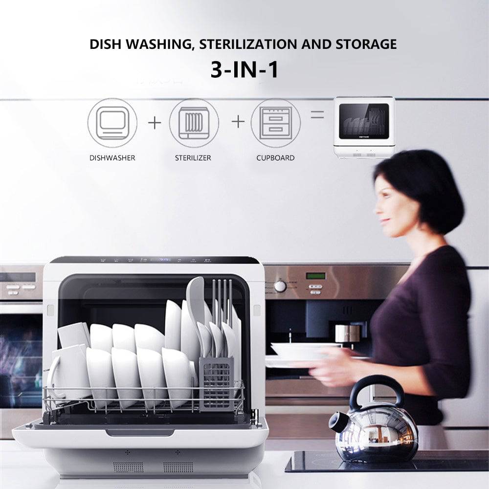 COOLBABY ZRW-XWJ03 Multi-functional Desktop Dishwasher