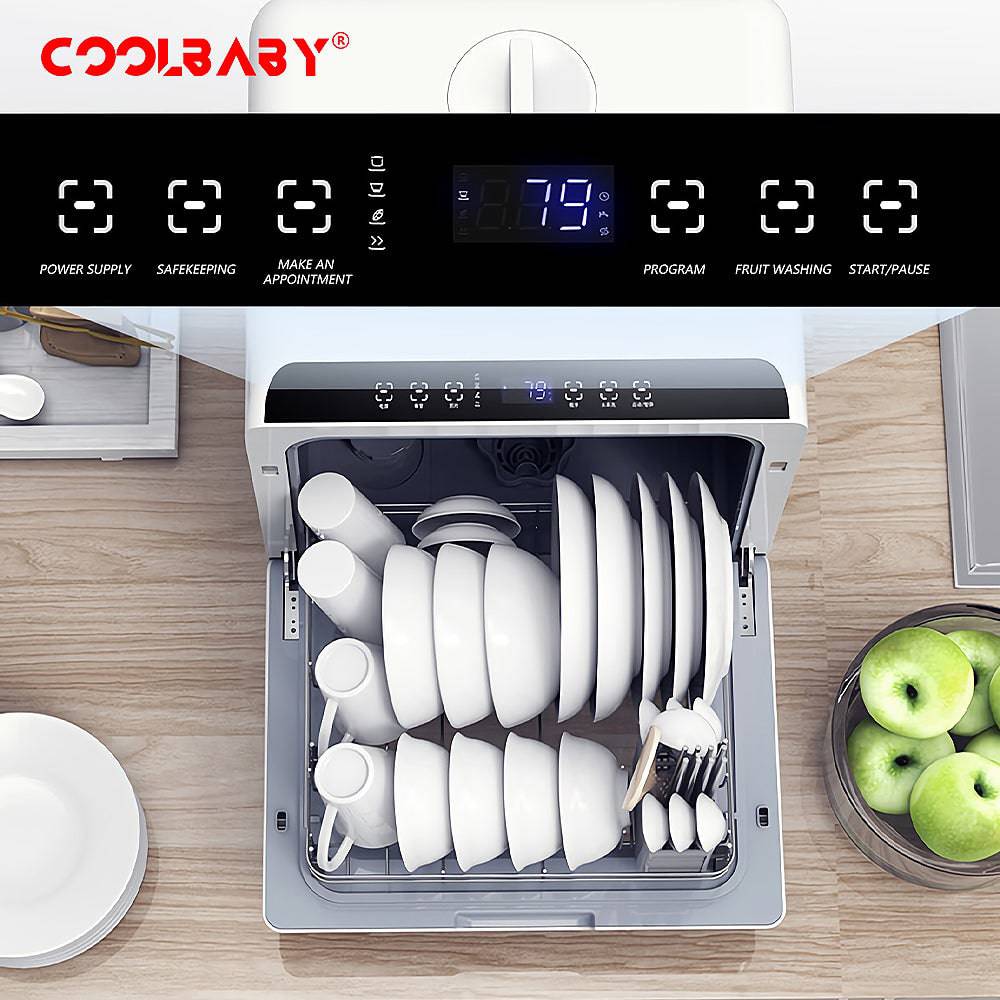 COOLBABY XWJ02 Mini Effortless Living with Our Perfect Life Assistant Dishwasher - COOLBABY