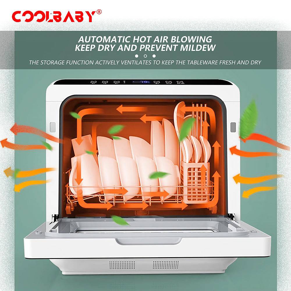 COOLBABY XWJ02 Mini Effortless Living with Our Perfect Life Assistant Dishwasher - COOLBABY