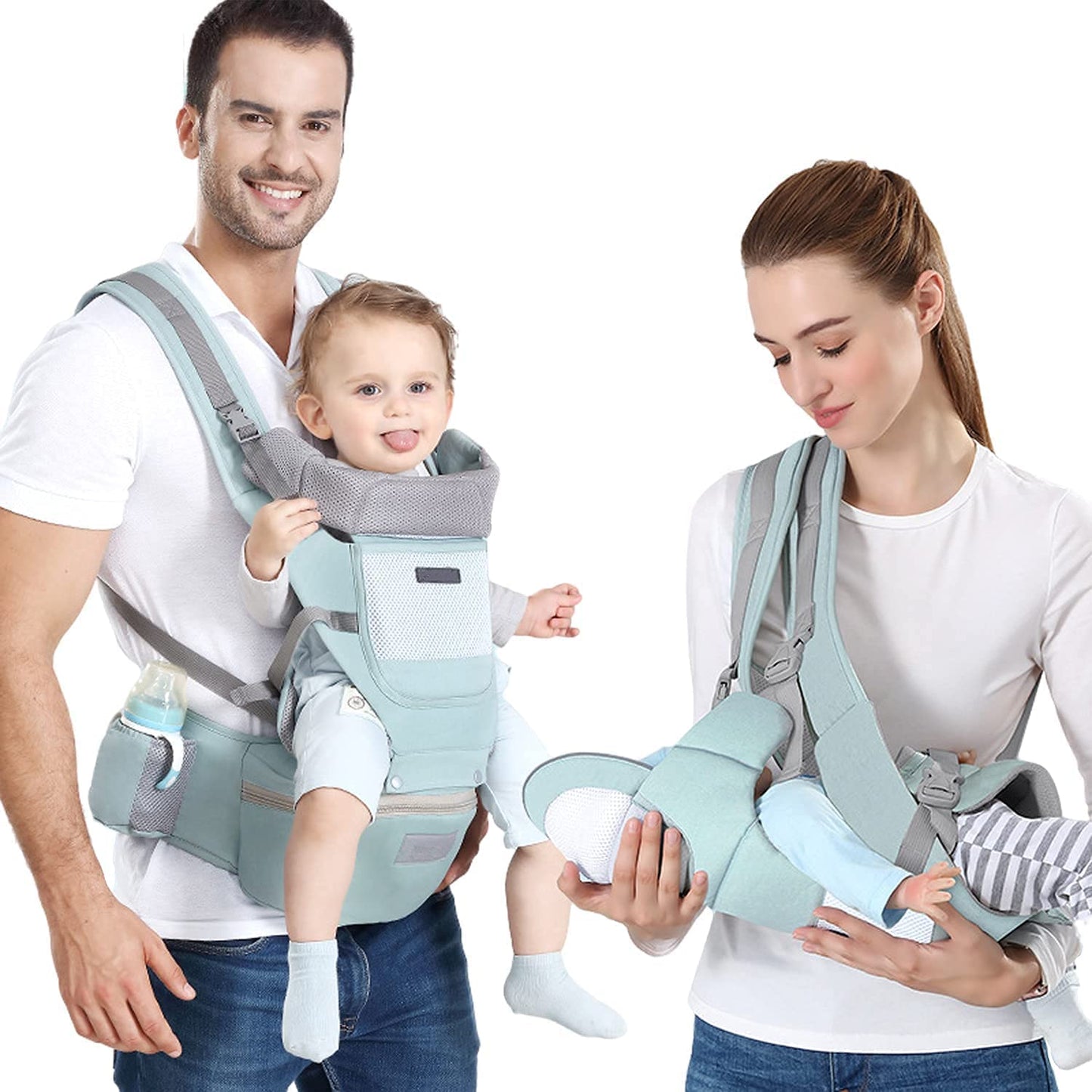 COOLBABY YEBD01 Versatile 6-in-1 Baby Travel System with Sturdy Waist - COOLBABY