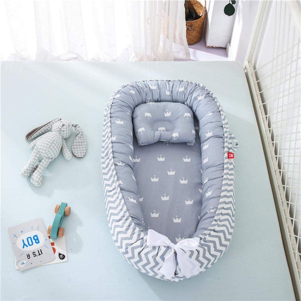 COOLBABY YEC01 Baby Lounger, Portable Newborn Bassinet,Baby Bionic Bed For Bedroom - COOL BABY