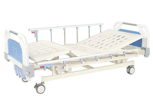 COOLBABY YLC02 Medical hand-operated integral lift nursing bed the ICU intensive-care unit bed is a hand-operated, three-function bed - COOLBABY