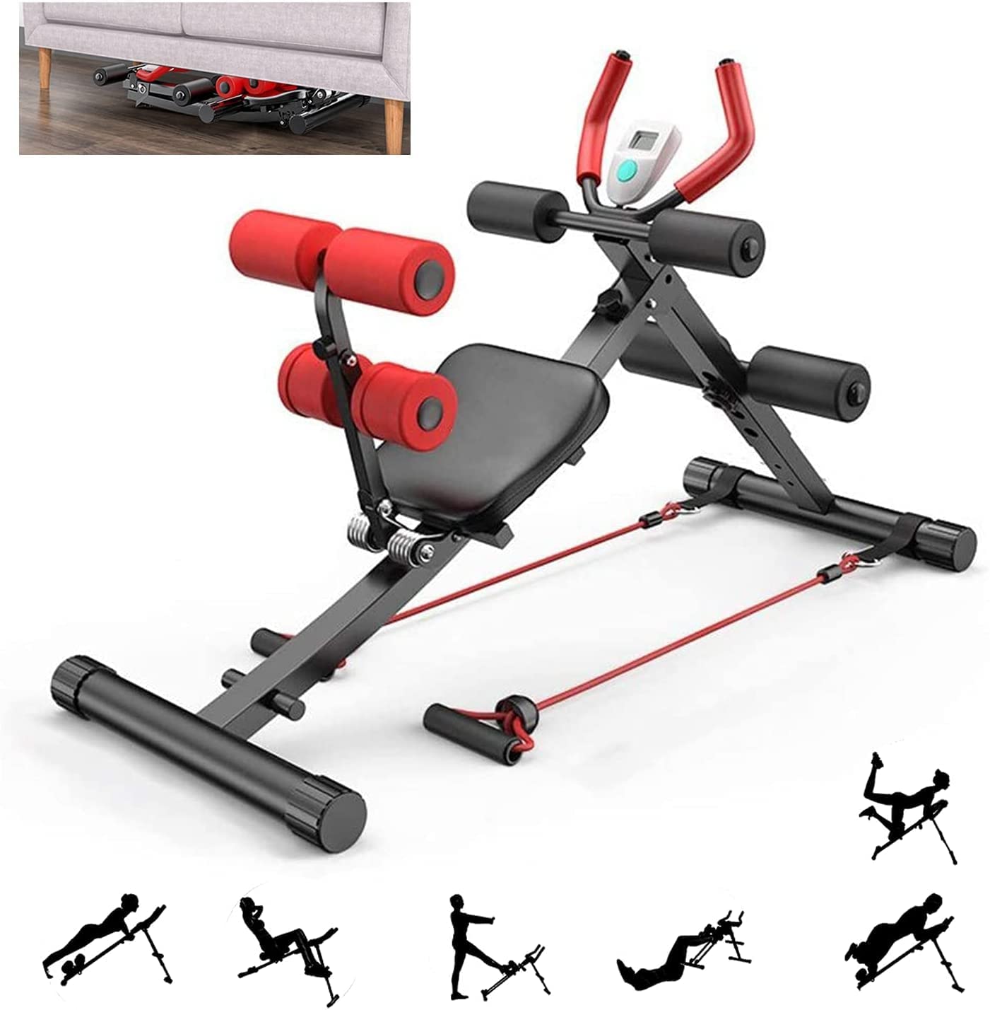 COOLBABY YLY2019-BLK Ab Machine Abdominal Trainer