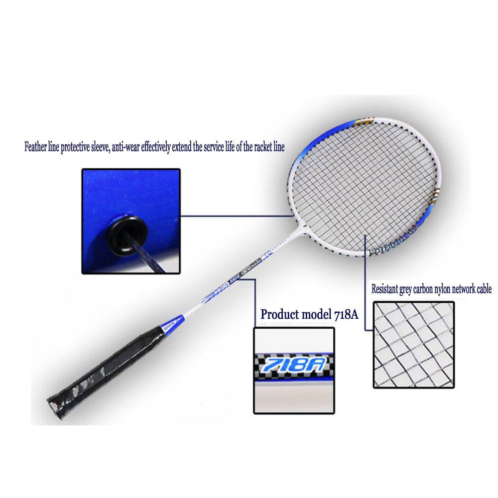 COOLBABY YMQ01 Aluminium alloy badminton racquet Double racquet - Training badminton racquet set - COOLBABY