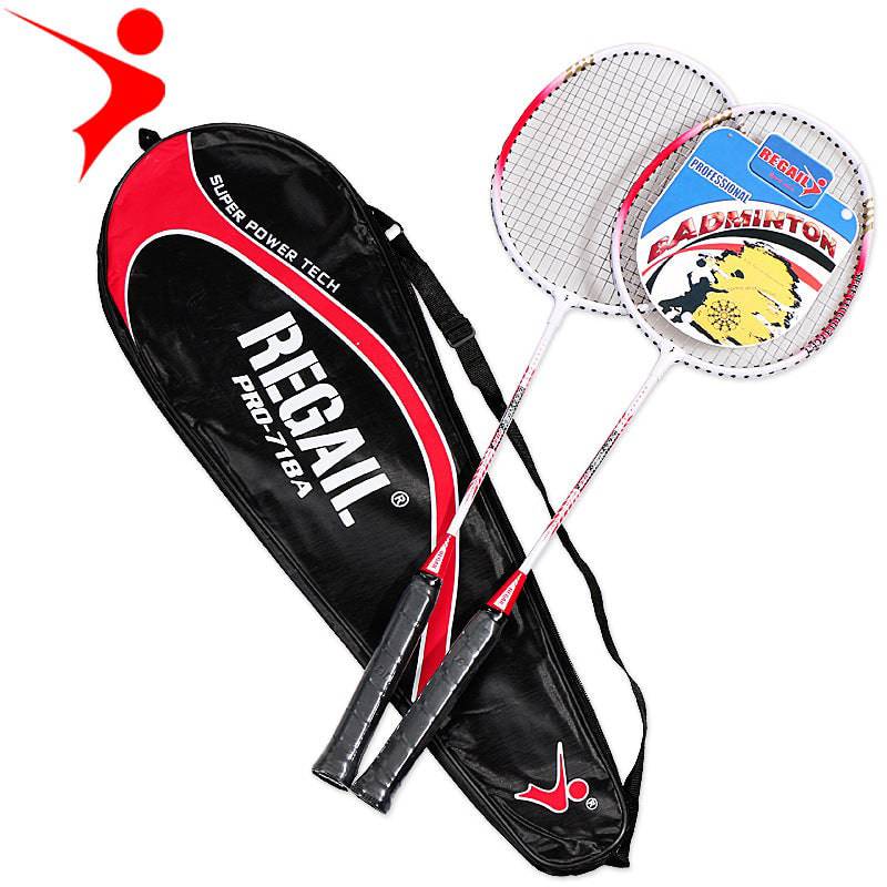 COOLBABY YMQ01 Aluminium alloy badminton racquet Double racquet - Training badminton racquet set - COOLBABY