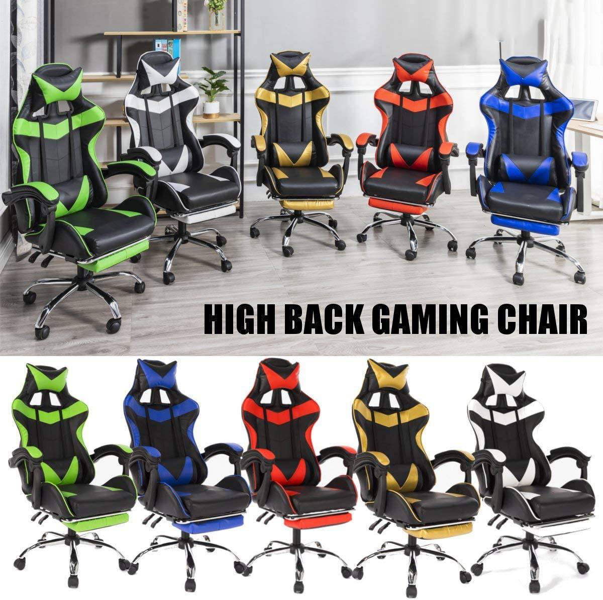 COOLBABY YXY01-GLD ProGamer Throne: Elevate Your Gaming with Our Ergonomic Computer Chair - COOLBABY