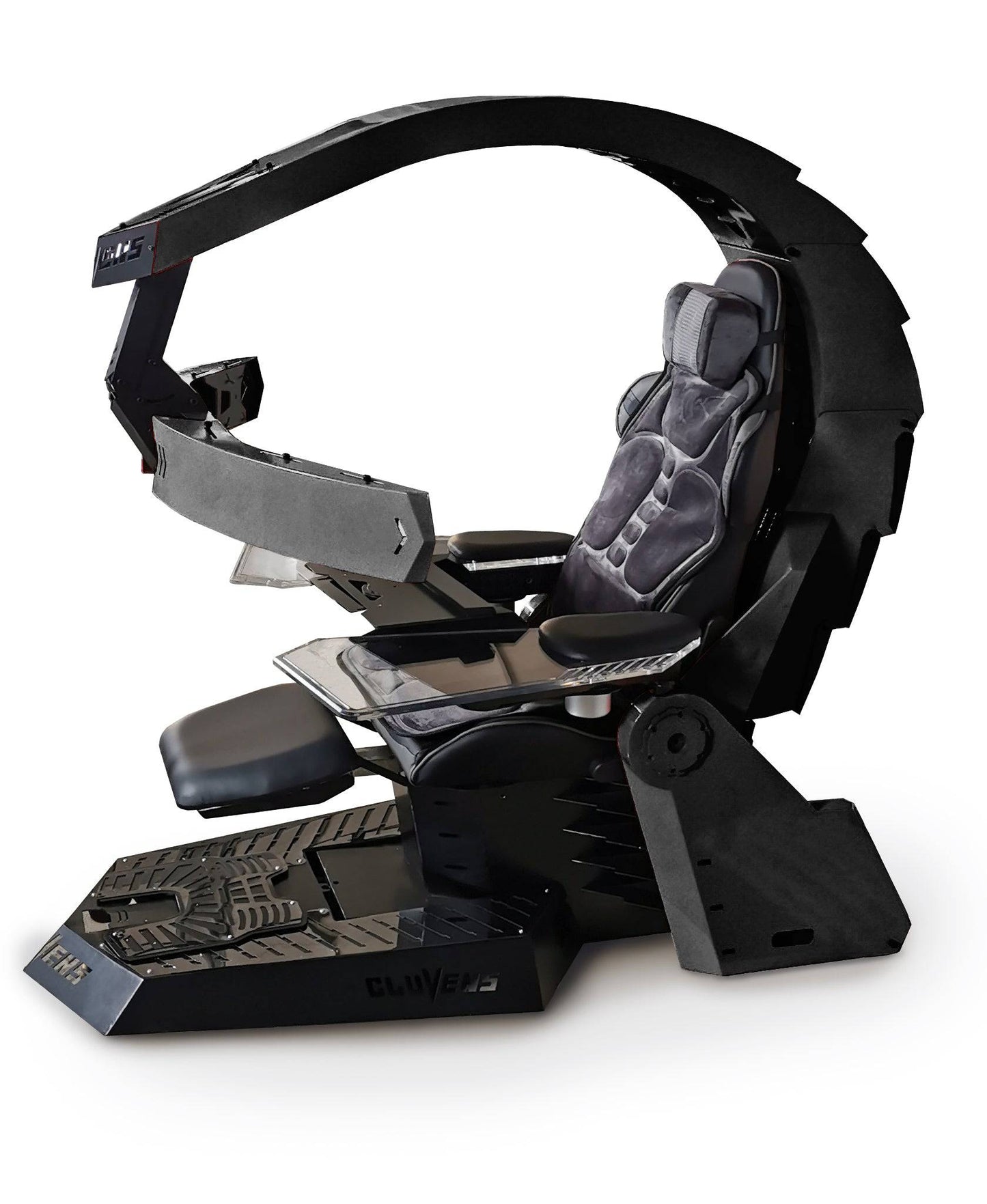COOLBABY Zero Gravity Recline, Heat Massage, RGB Swivel, Foot Rest - Ultimate Gaming Chair for Triple Screens - COOLBABY