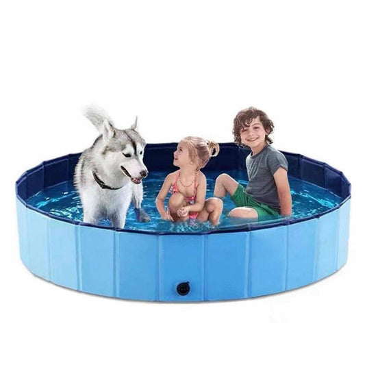 COOLBABY ZLJ24 Collapsible 63"x12" Dog Swimming Pool Kids Swimming Pool - COOLBABY