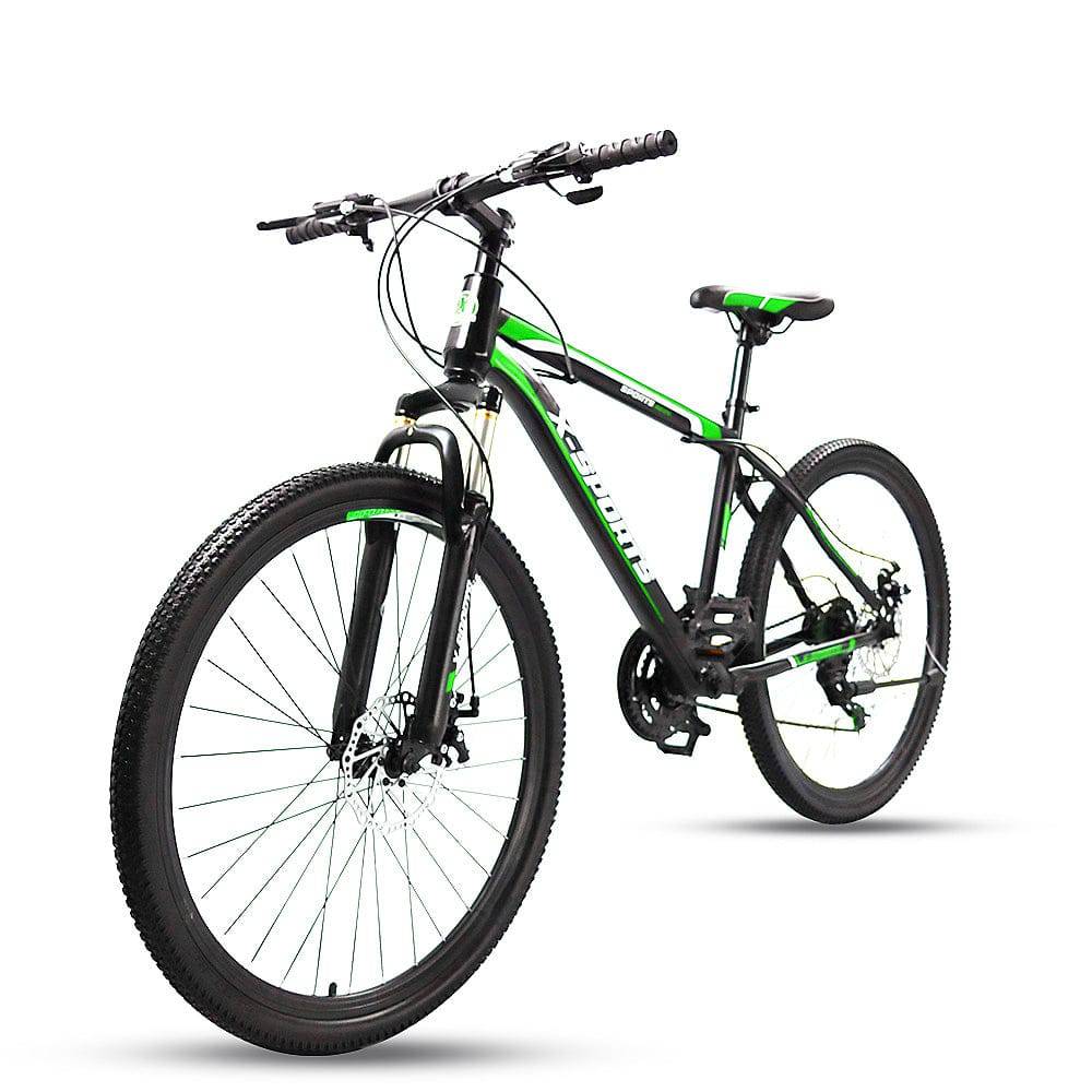 COOLBABY ZXCA4 Mountain Bike 26 inch with Iron mountain frame, Featuring 38mm suspension fork and 21 Speed Shifter, Disc brake and Anti-Slip Bicycles - COOLBABY