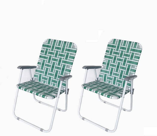 COOLBABY ZXCA6-GR Outdoor Folding Chairs - Set of 2 - COOLBABY
