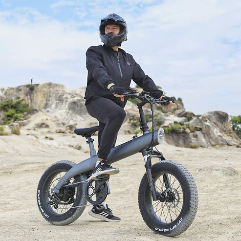 Aluminum Alloy E-Bike, 20 Inch Fat Tire, Off Road, Electric Bike Scooter - COOLBABY