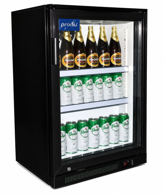 Soft Drink Cooler – 138L Single‑Door Beverage Chiller with Light & Lock