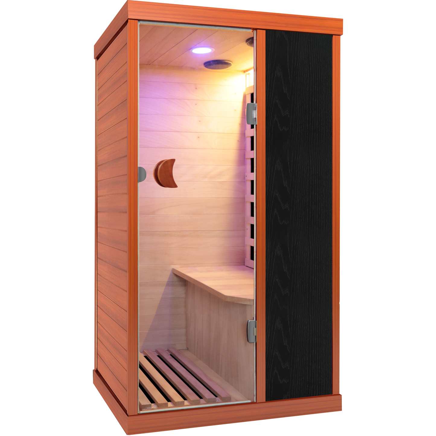1 Person Sauna Far Infrared Sauna 1200W Low EMF Indoor Home Sauna