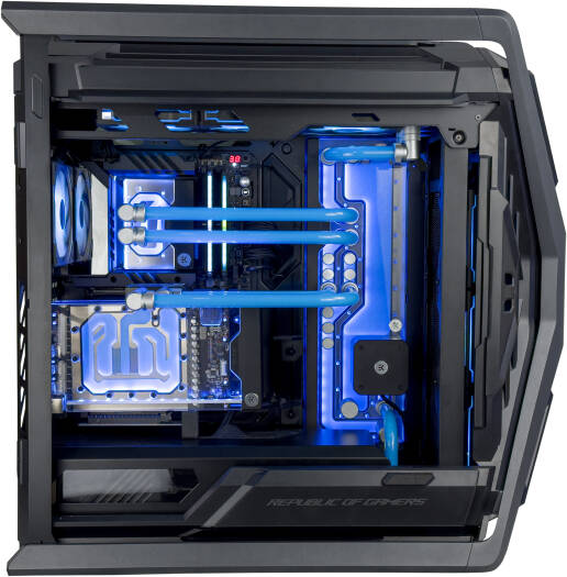 ASUS ROG Hyperion Custom Water Cooled Gaming PC: Ryzen 9 7950X3D, RX 7900 XT - COOLBABY