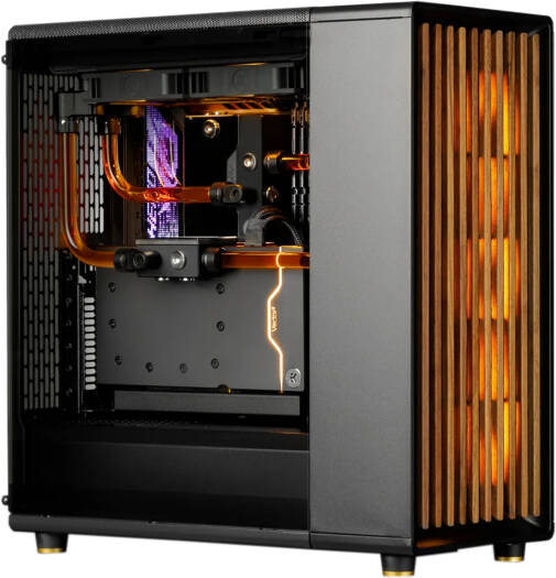 Fractal Design North Custom Water-Cooled Gaming PC - Intel Core i7-14700KF, NVIDIA RTX 4080, 48GB DDR5 RAM, 2TB SSD, 1000W PSU, Wi-Fi & BT - COOLBABY