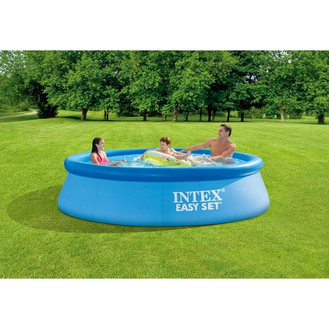 Easy Set Above Ground Swimming Pool With Filter Pump - 10ft * 24 - COOLBABY