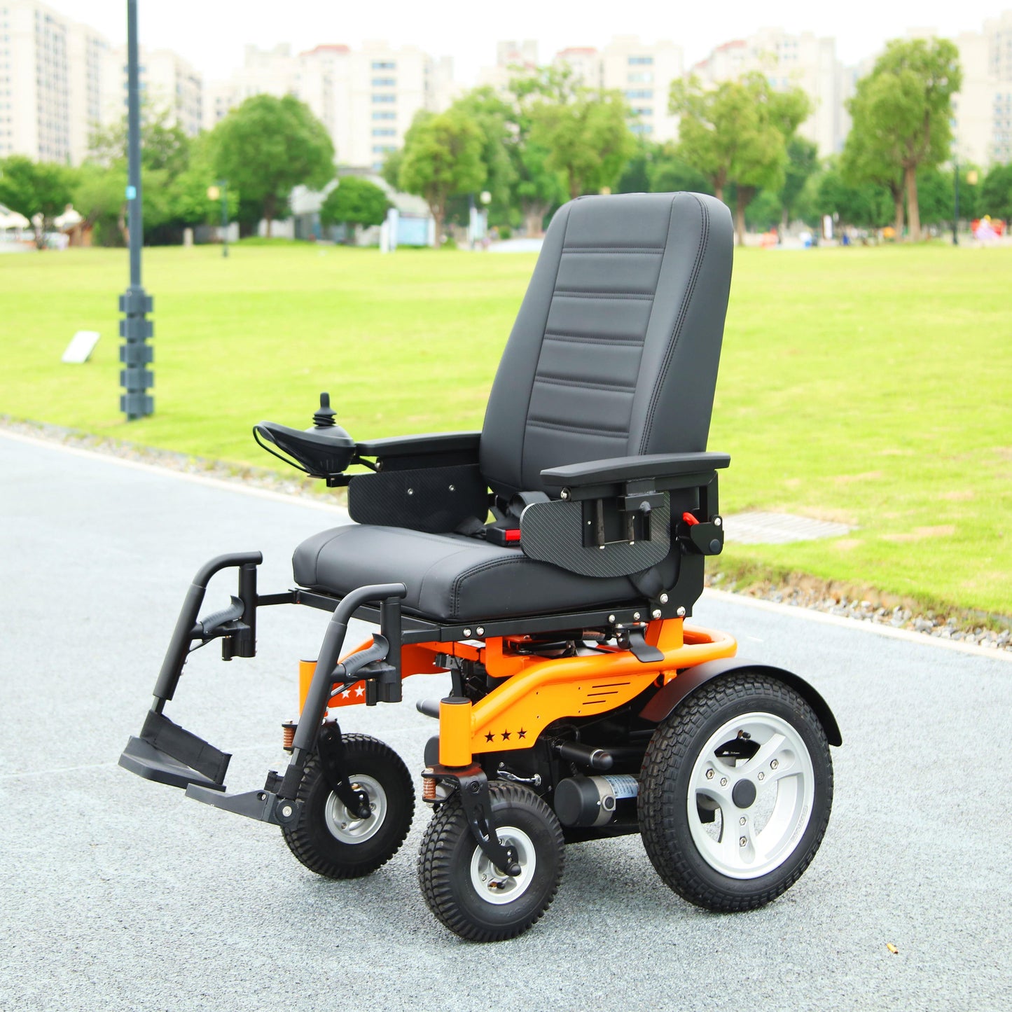 ENJOYCARE EPW60A: Stable and Adjustable Power Wheelchair with Programmable Joystick - COOLBABY