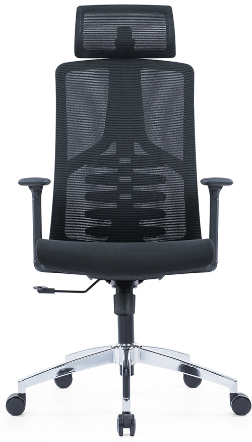 High Back Ergonomic Swivel Chair, Black Mesh Office Chair