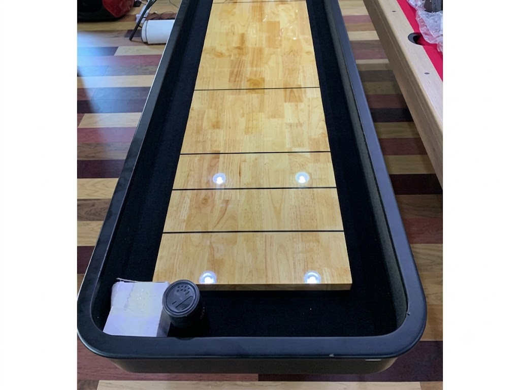 9ft Shuffleboard Table | Black Color Premium Wooden Indoor Game Table