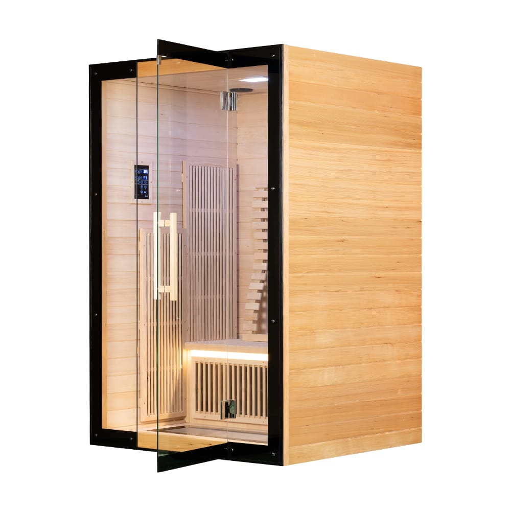 Couple Infrared Sauna With Ceramic Wall Low Emf Far Infrared Heating Panel