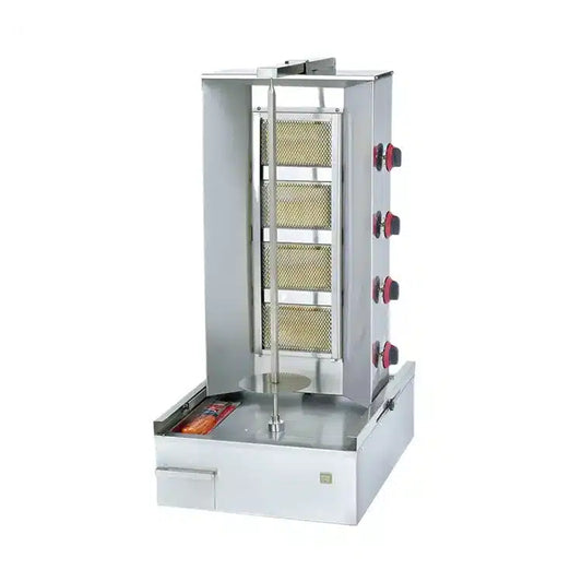 Empero Gas Shawarma Machine with Bottom Motor | LPG & Natural Gas Doner Grill | Made in Turkey