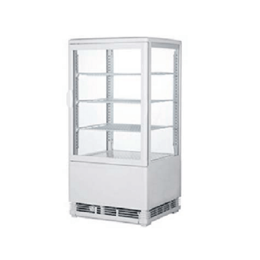 Cold Showcase, Four Side Glass Door Showcase, Display Freezer