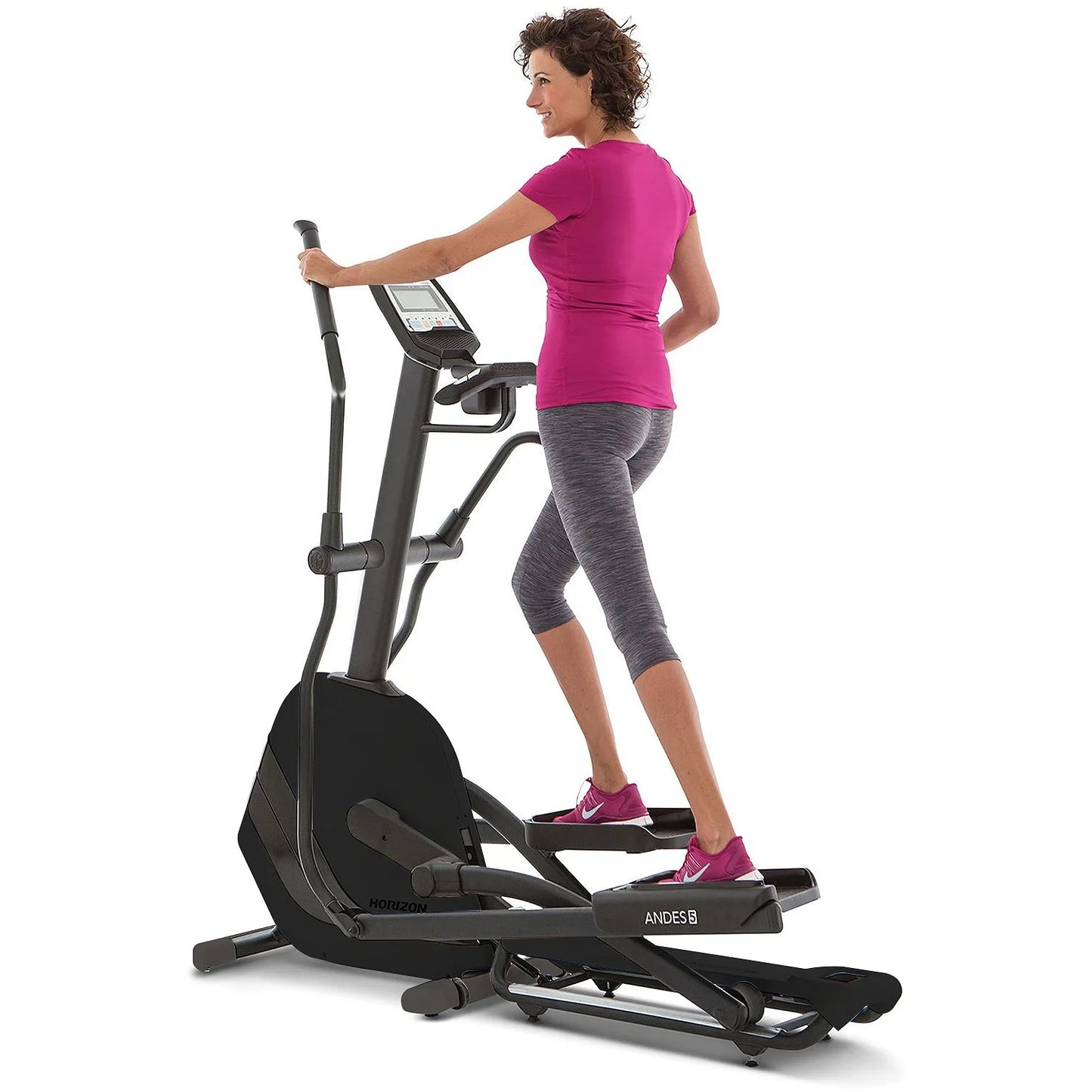 Horizon Fitness ANDES 5 Home Elliptical Cross Trainer - Foldable, Front Drive, 16 Programs - COOLBABY