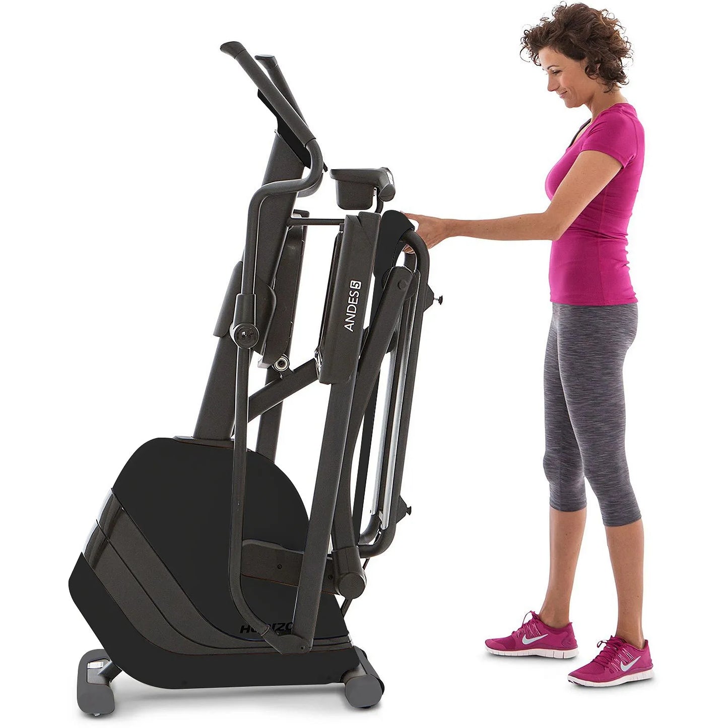 Horizon Fitness ANDES 5 Home Elliptical Cross Trainer - Foldable, Front Drive, 16 Programs - COOLBABY