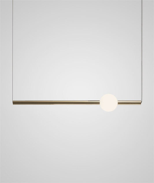 Modern Hanging Light Sleek - Rose Gold