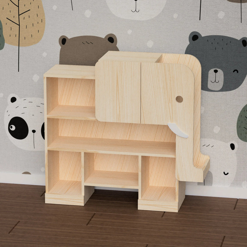 Elephant Shaped Book Shelf - Adorable and Functional Kids Room Décor